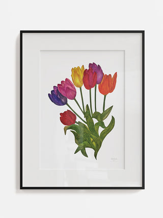 Gathering of Tulips Fine Art Print