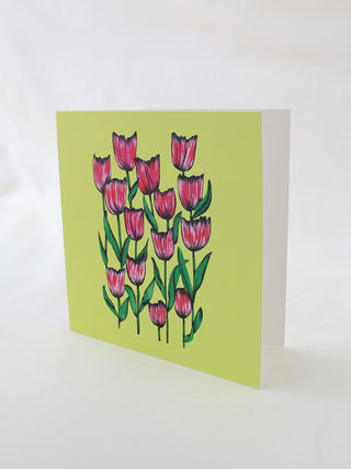 Spring Sunshine Tulips Card