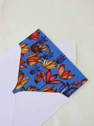 Tulip Flowers Card