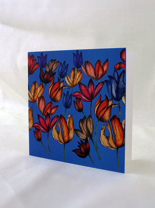 Tulip Flowers Card