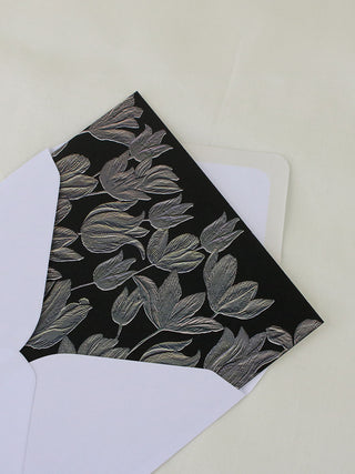 Tulip Flowers Embossed Card