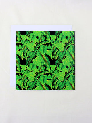 Forest Foliage at Night Card