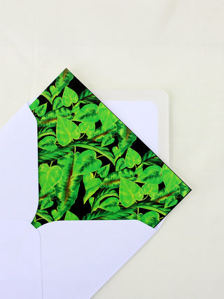 Forest Foliage at Night Card