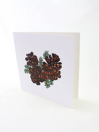 Festive Acorns Christmas Card