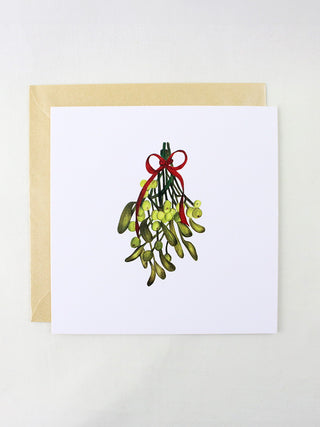 Mistletoe Christmas Card