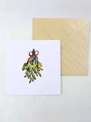 Mistletoe Christmas Card