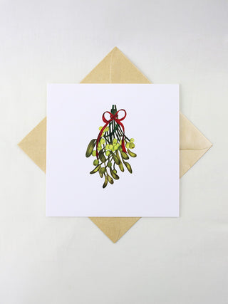 Mistletoe Christmas Card