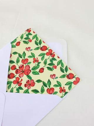 Apple Blossom Season- Golden Delicious Card