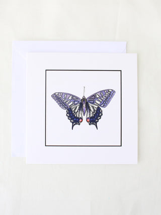 Violet Butterfly Card