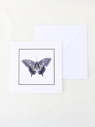 Violet Butterfly Card