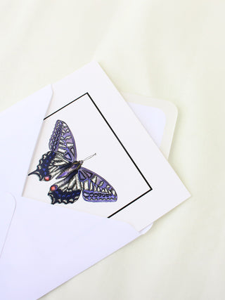 Violet Butterfly Card