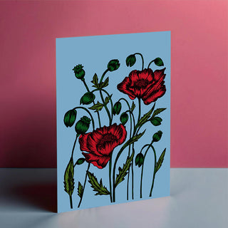 Poppies Card