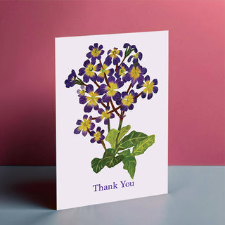 Primroses Thank You Card