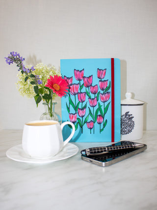 Tulip Tribe A5 Hardback Notebook