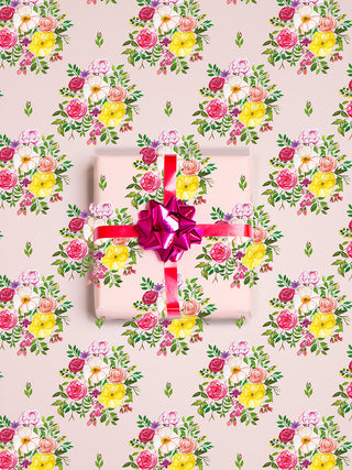 Spring Bouquet Gift Wrap Sheets, Pack of 3