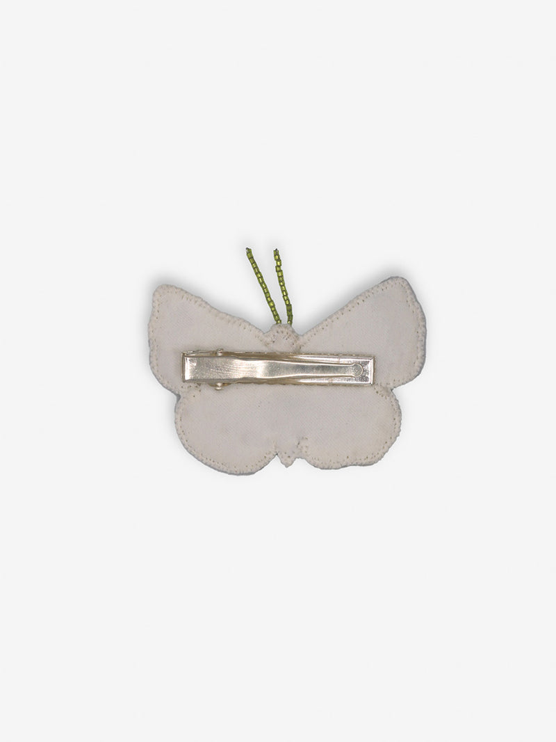 Golden Olive Butterfly Clip