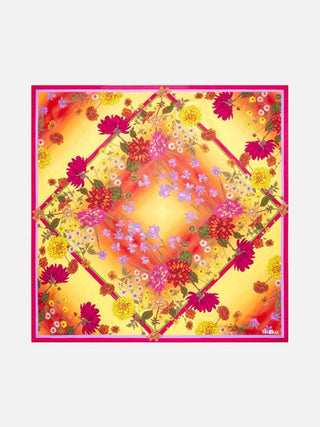 Golden Hour Silk Square Scarf