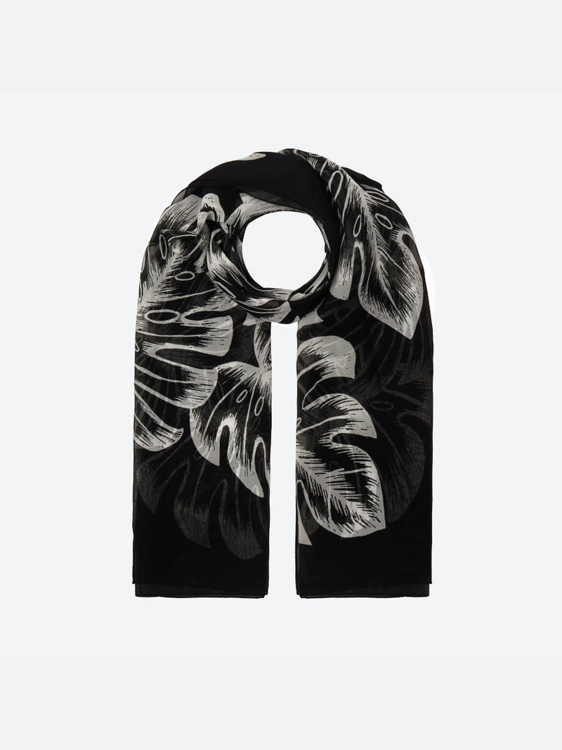 Tropical Monstera Scarf
