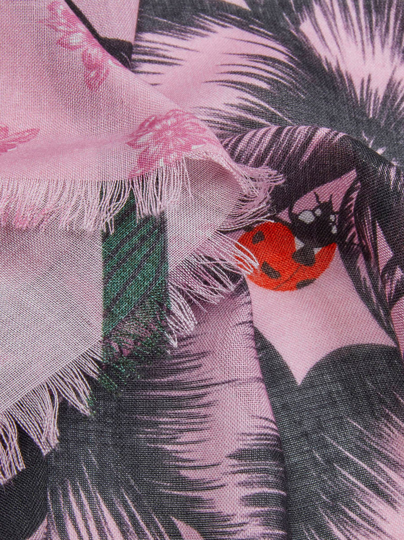 Ladybirds in Pink Scarf