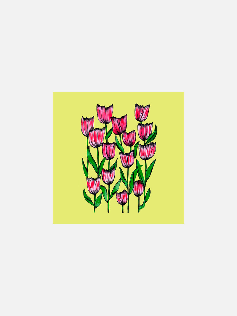 Spring Sunshine Tulips Card