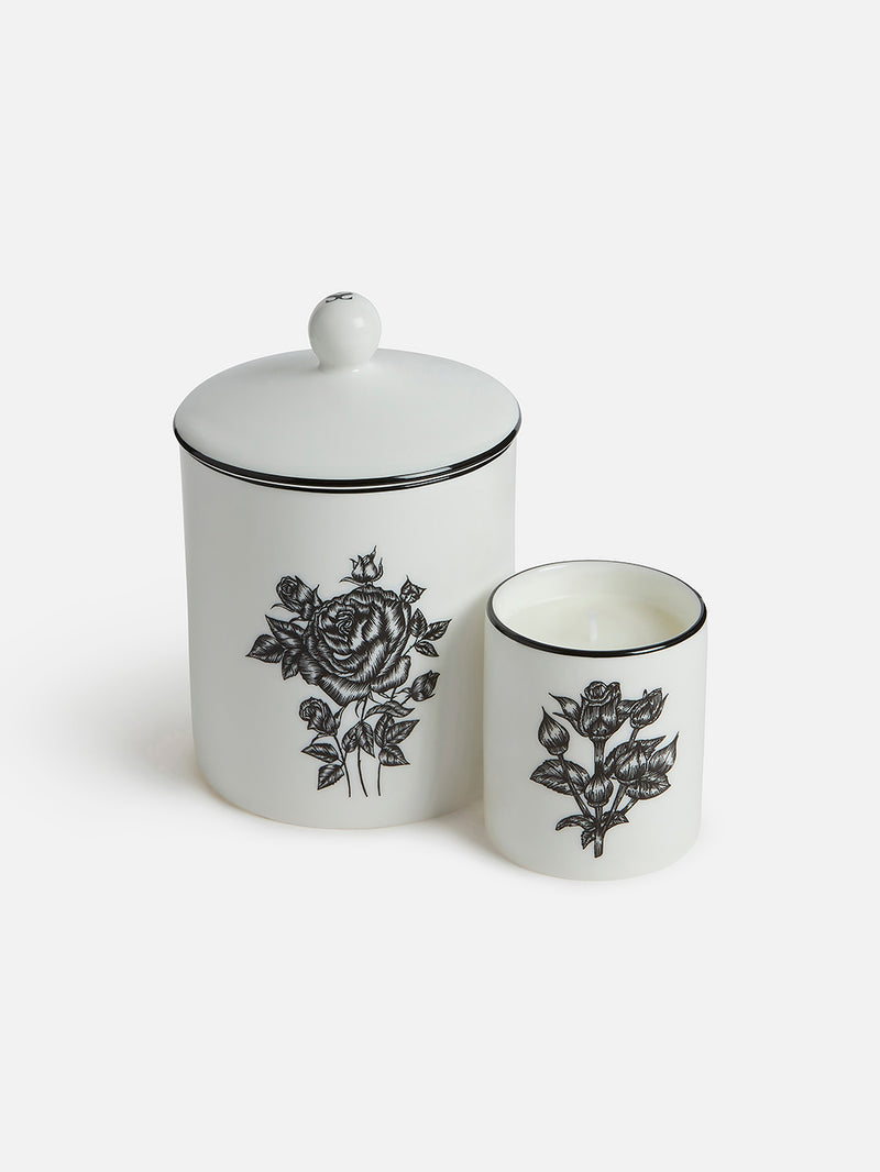 Rose Scented Candle Duo