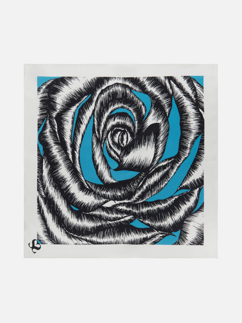 Rose Riot Turquoise Scarf